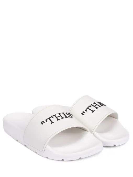 Шлепанцы резиновые OFF-WHITE