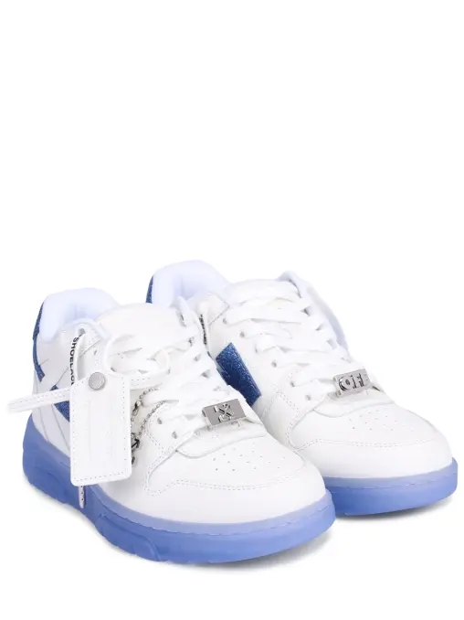 Кеды кожаные Out of Office OFF-WHITE