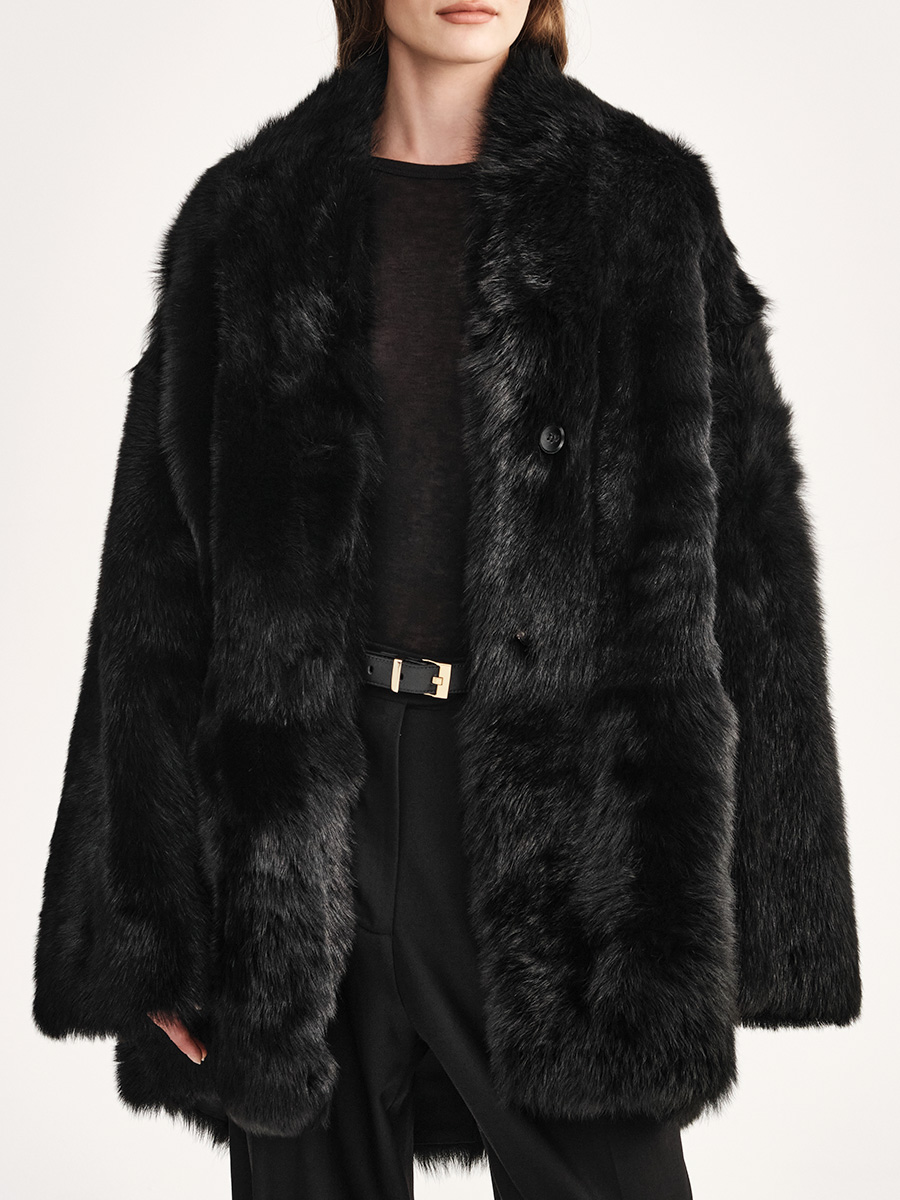 Шуба Toscana однотонная