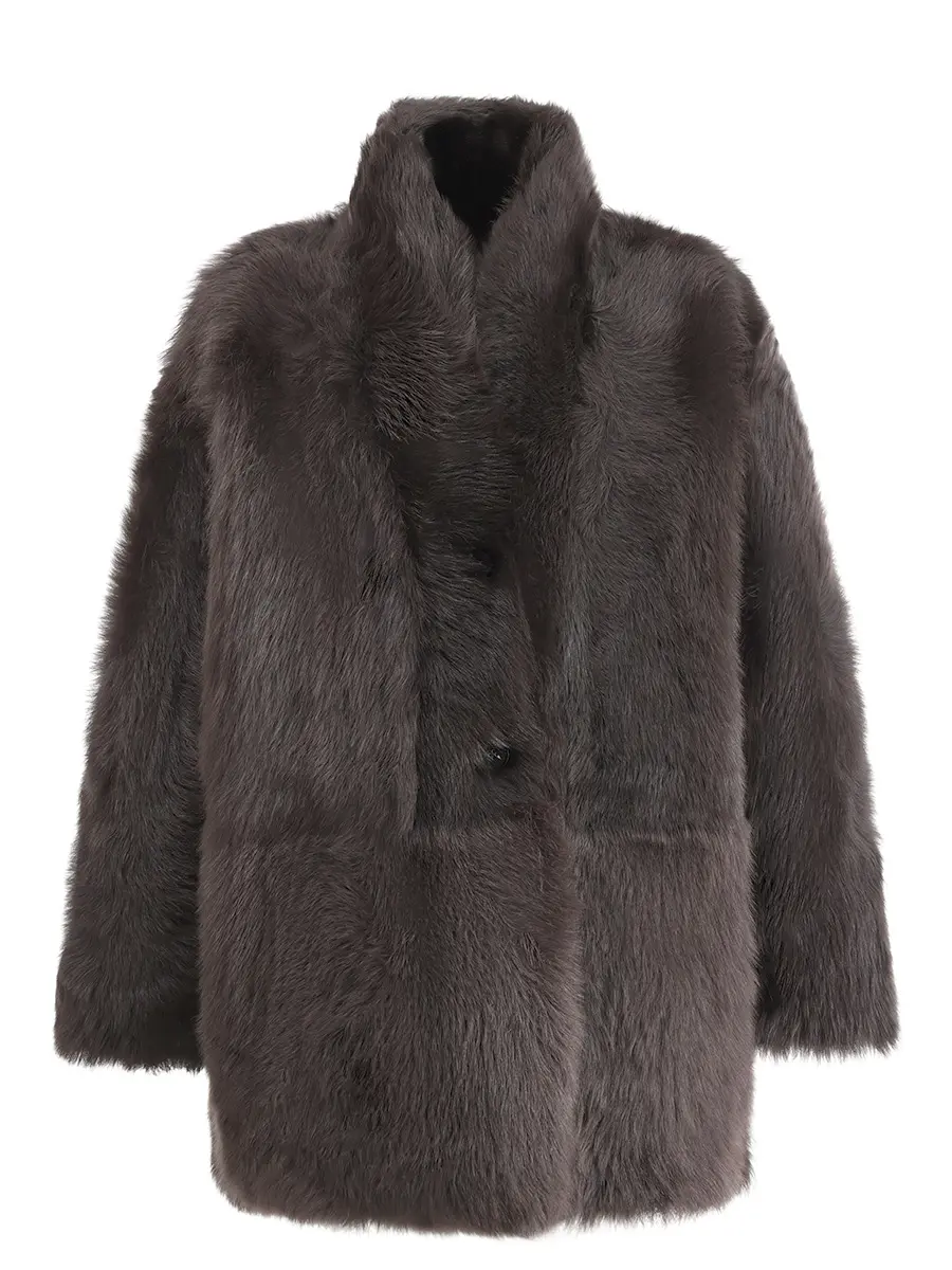 Шуба Toscana однотонная