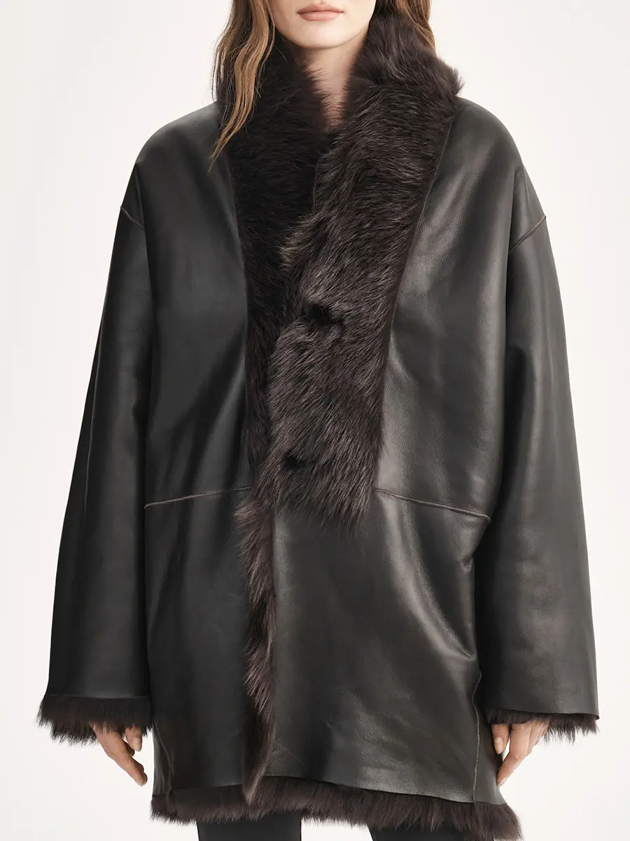 Шуба Toscana однотонная