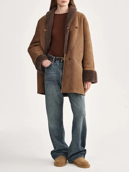 Дубленка "90’s vibes" из овчины ROCKABI