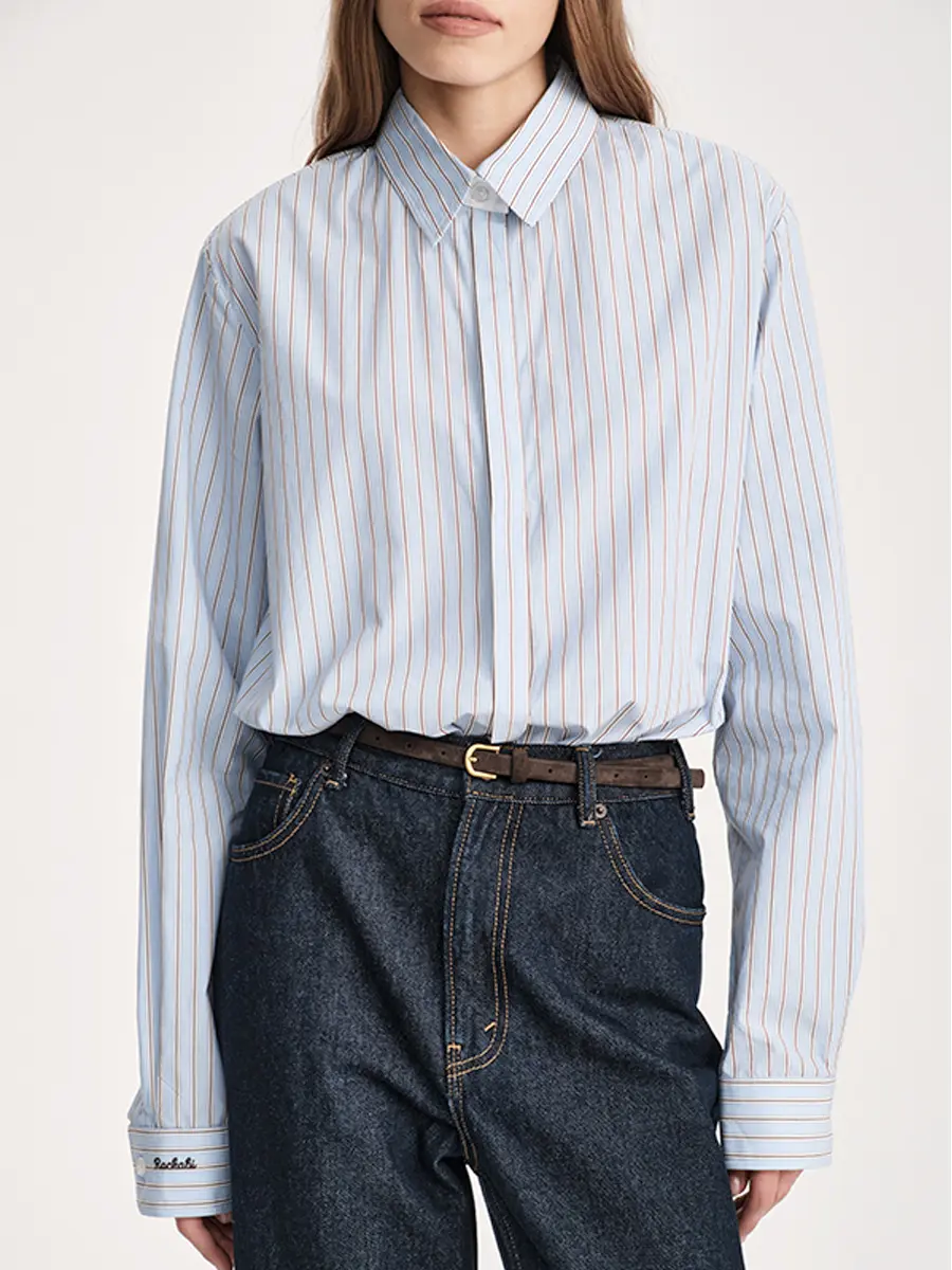 Рубашка Classic Contrast Line хлопковая