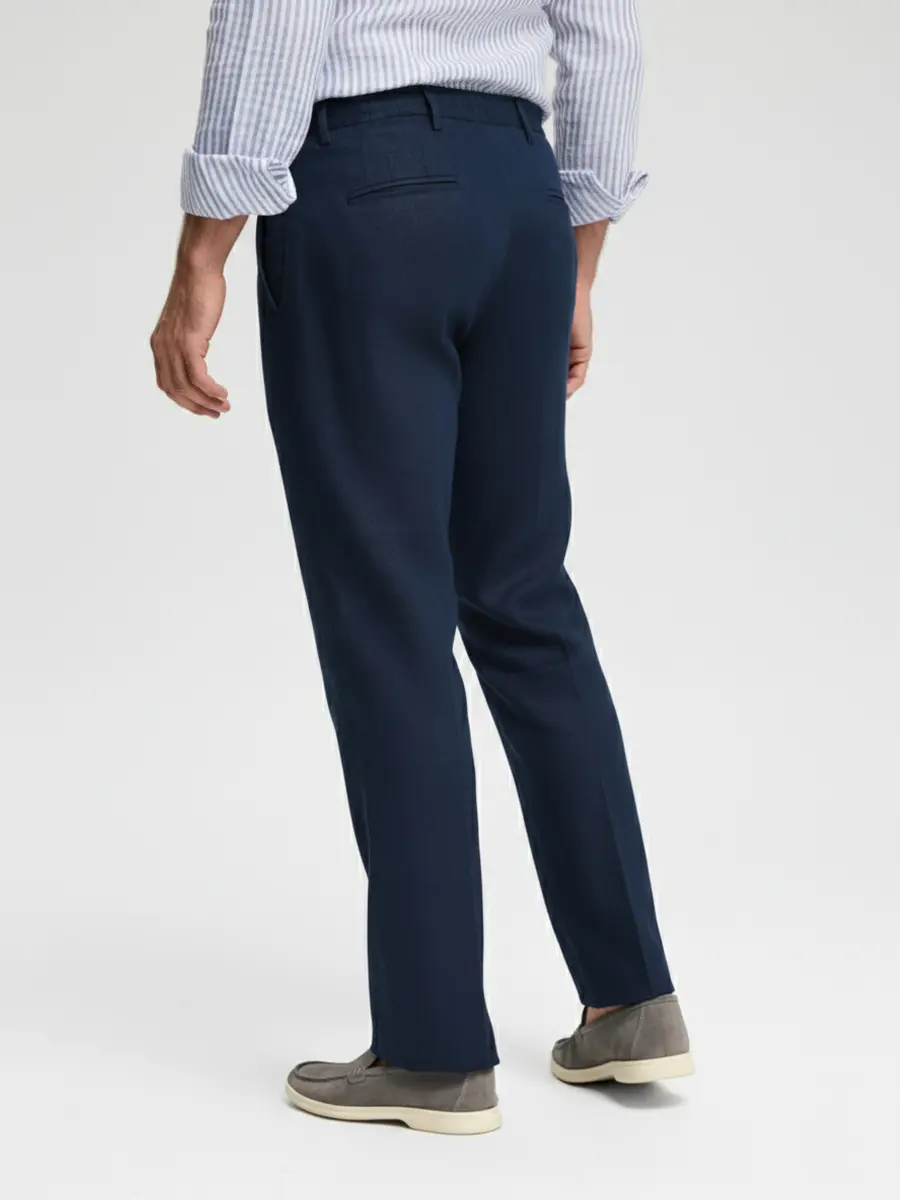 Брюки льняные