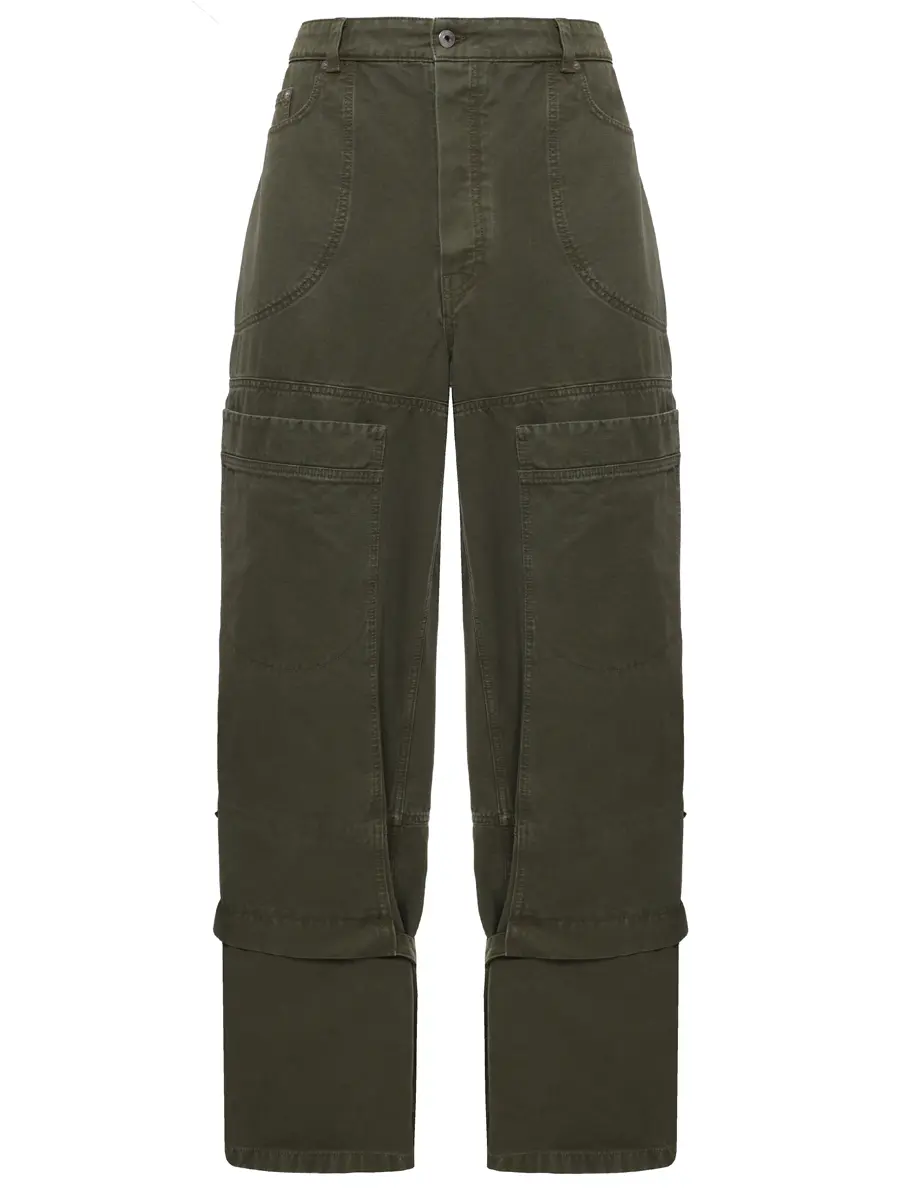Брюки-карго хлопковые