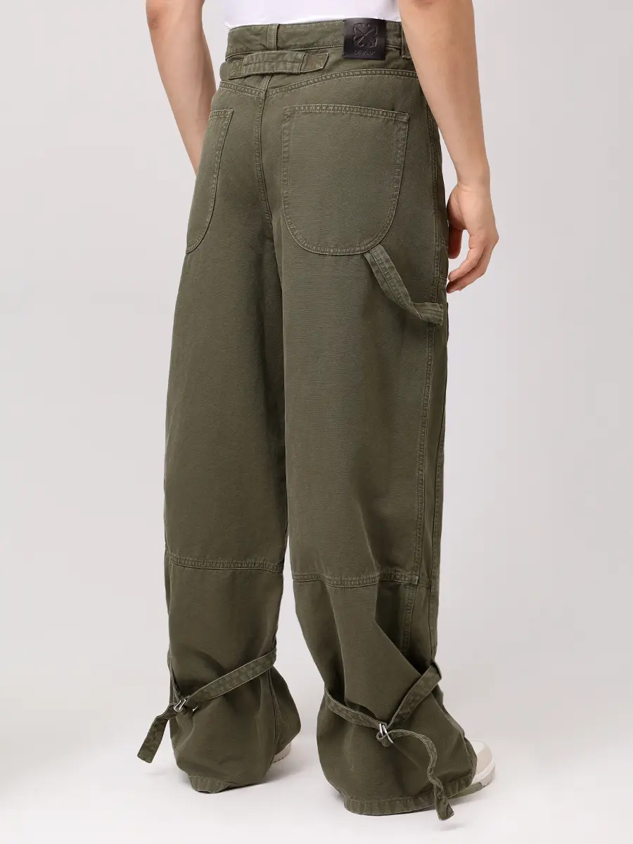 Брюки-карго хлопковые