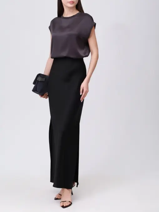 Топ шелковый BRUNELLO CUCINELLI