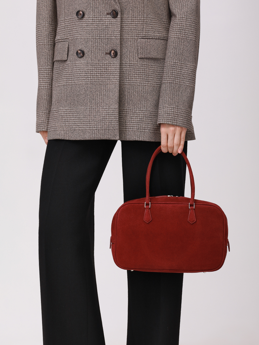 Сумка замшевая