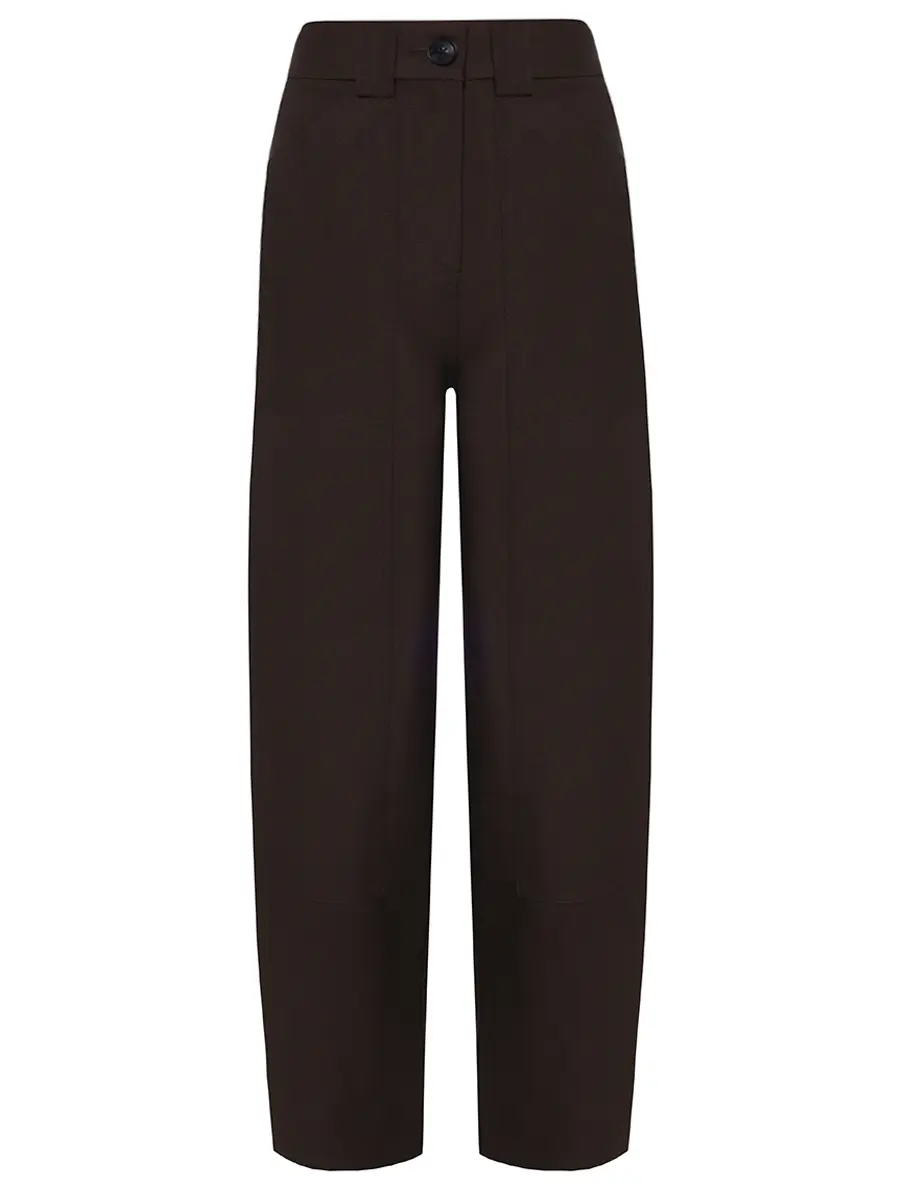 Брюки из вискозы и шерсти