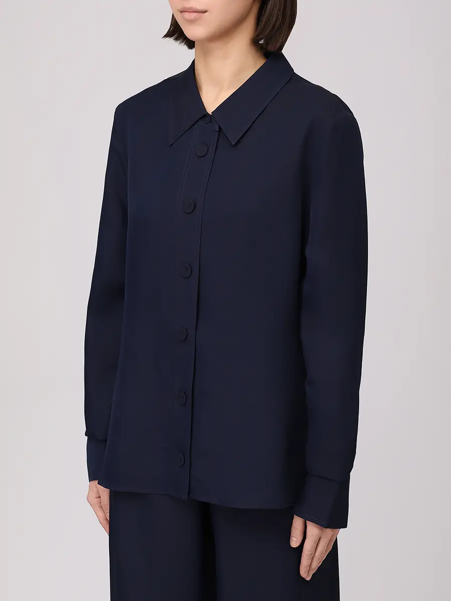 Рубашка из вискозы и шелка