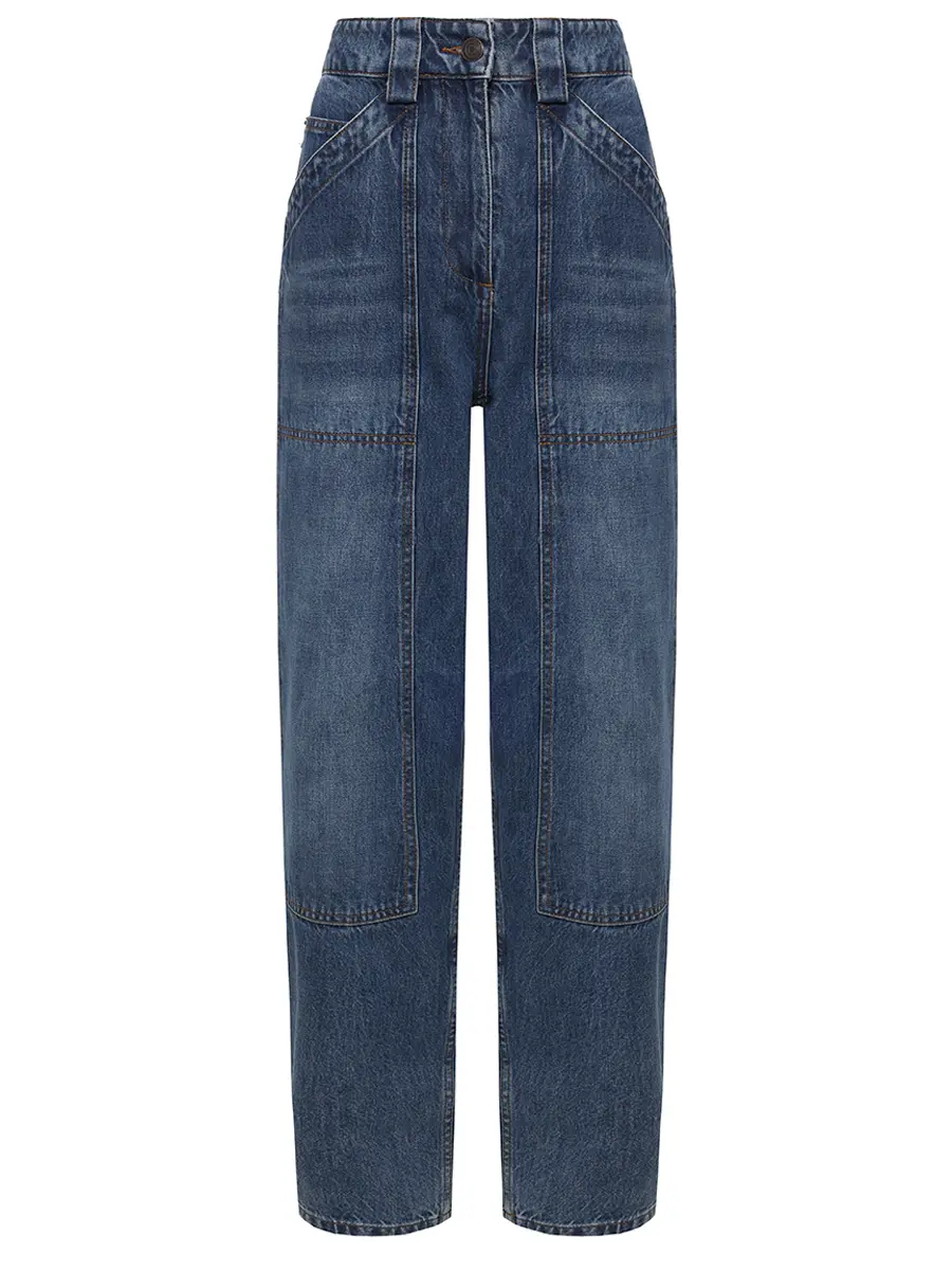 Джинсы хлопковые