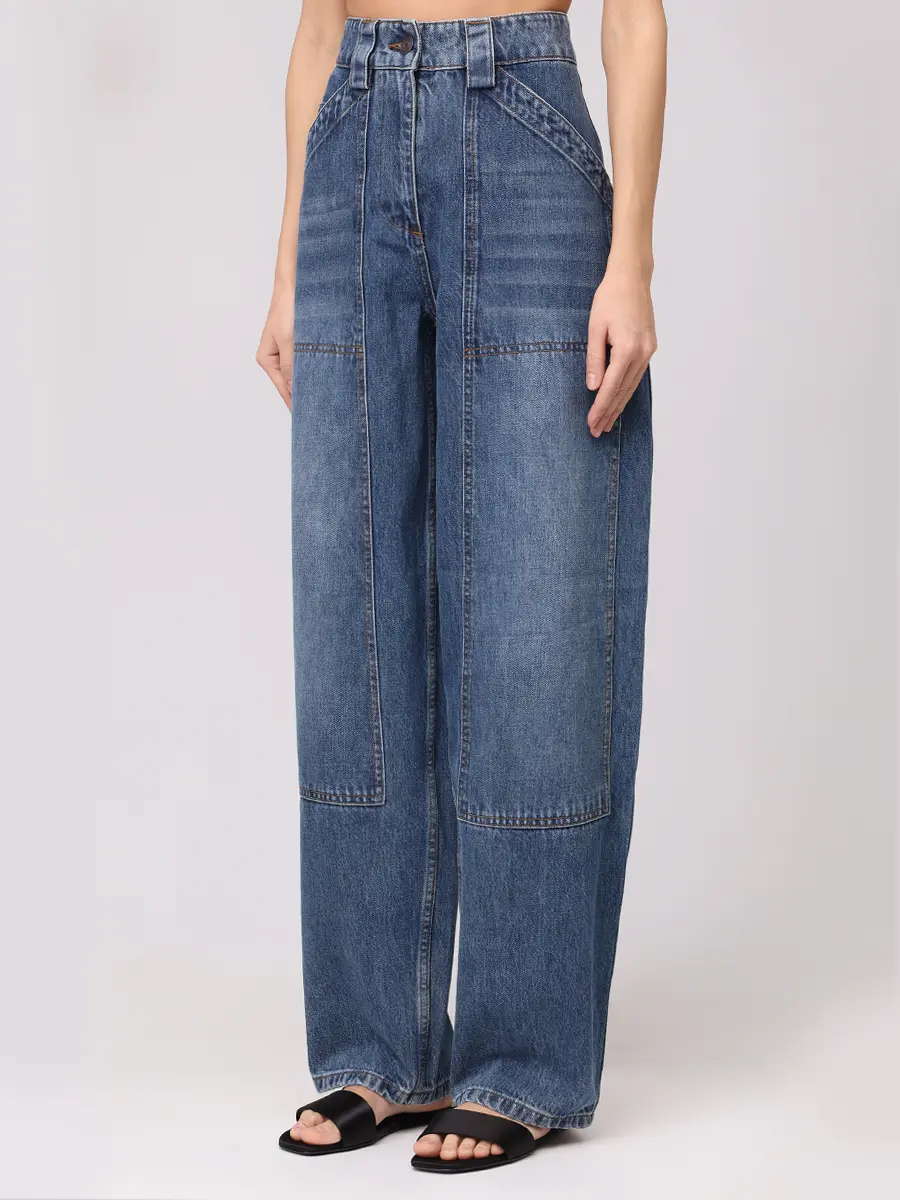 Джинсы хлопковые