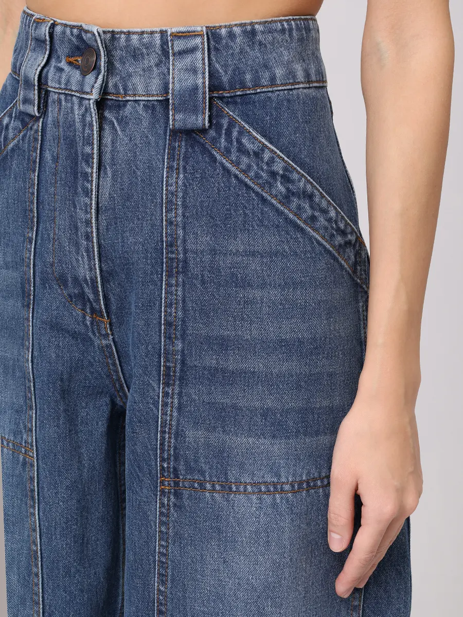 Джинсы хлопковые