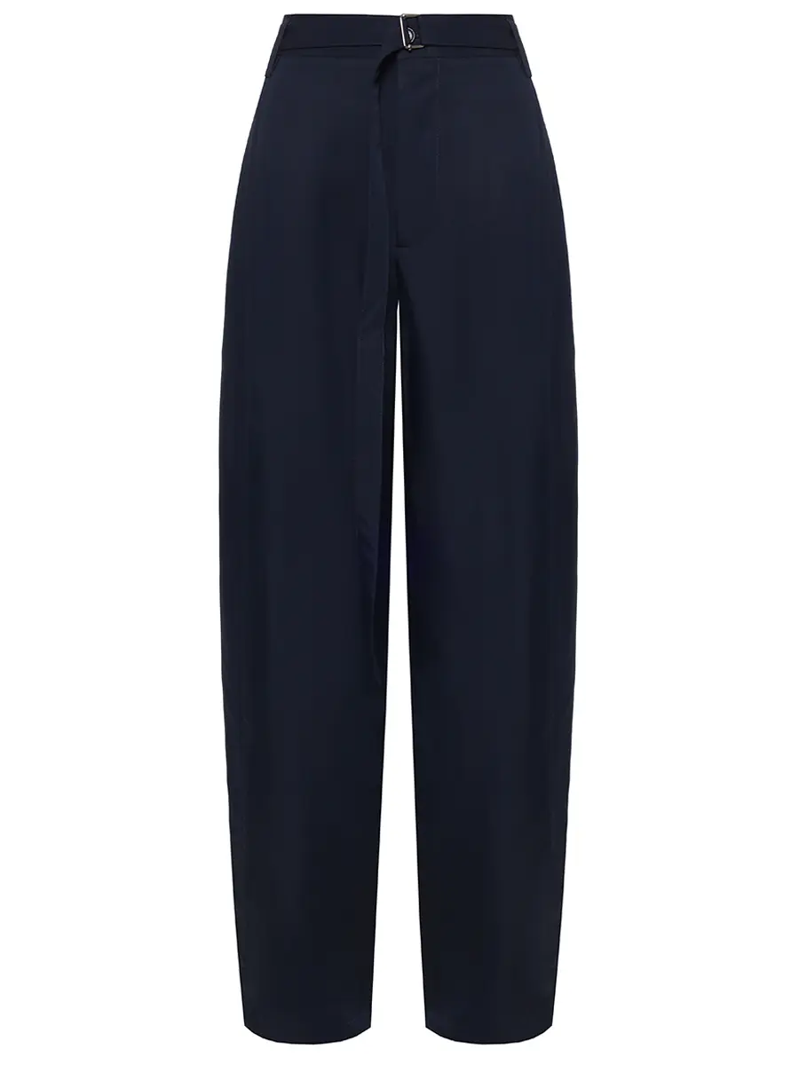 Брюки из вискозы и шелка