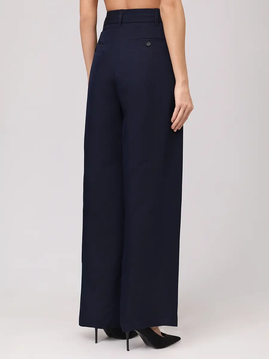 Брюки из вискозы и шелка