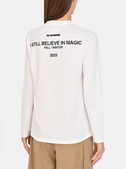 Лонгслив хлопковый JIL SANDER