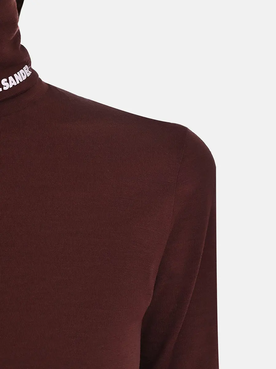 Водолазка однотонная