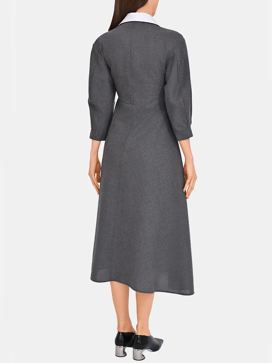 Платье шерстяное