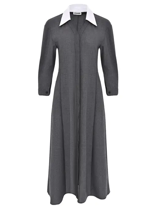 Платье шерстяное JIL SANDER