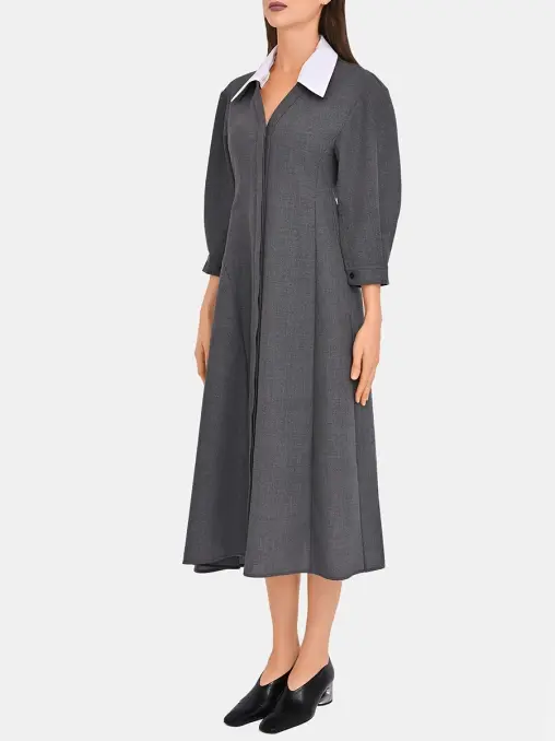 Платье шерстяное JIL SANDER