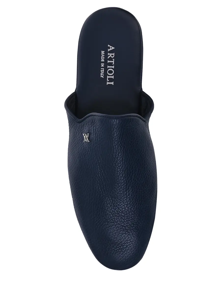 Тапочки кожаные