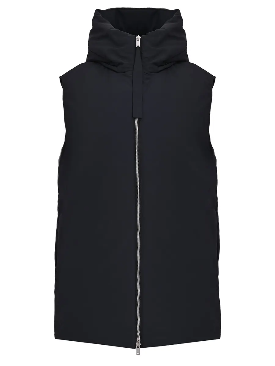 Жилет однотонный