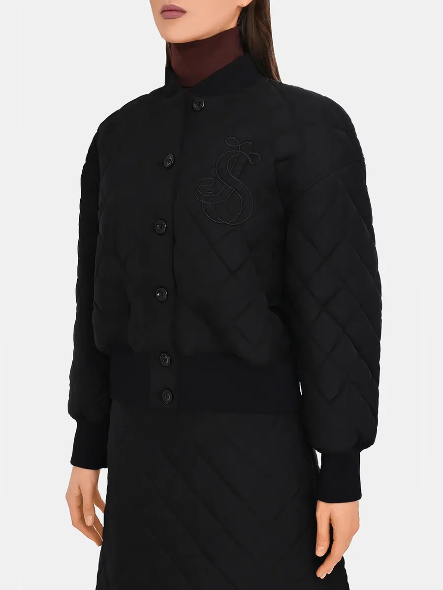 Бомбер из вискозы