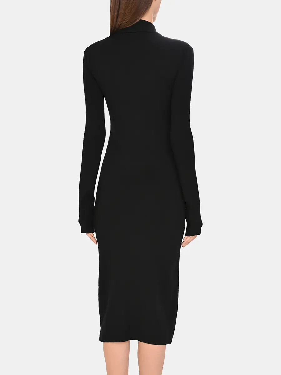 Платье шерстяное