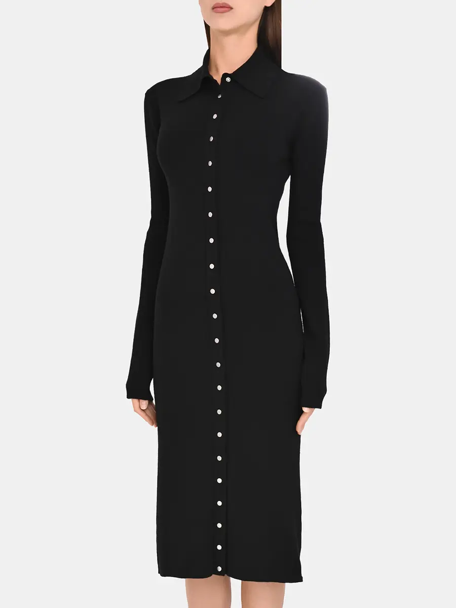 Платье шерстяное