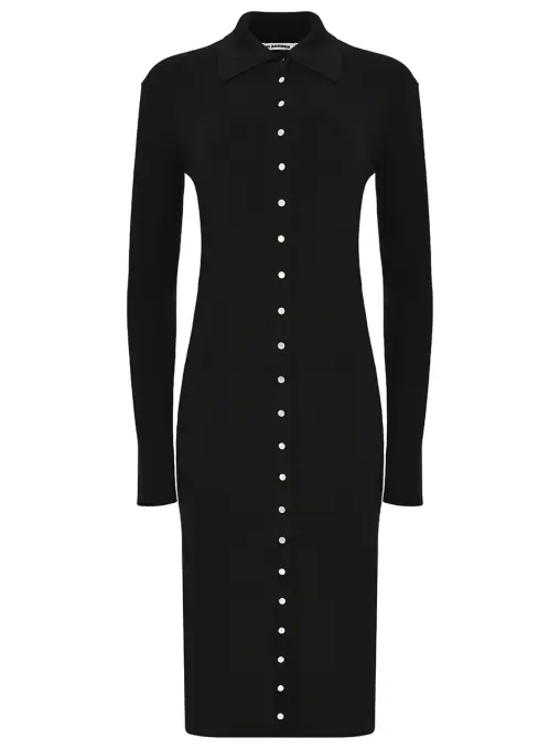 Платье шерстяное JIL SANDER