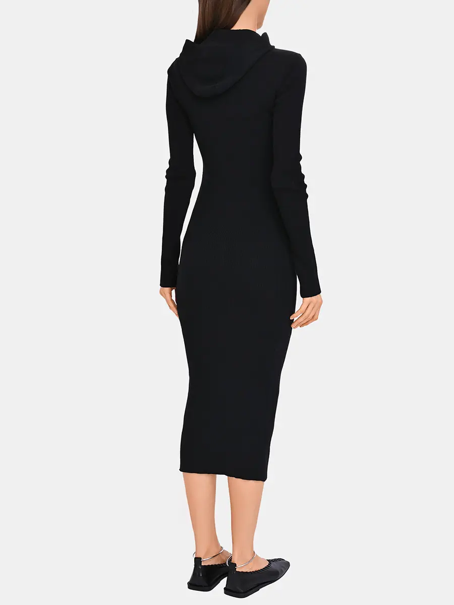 Платье однотонное