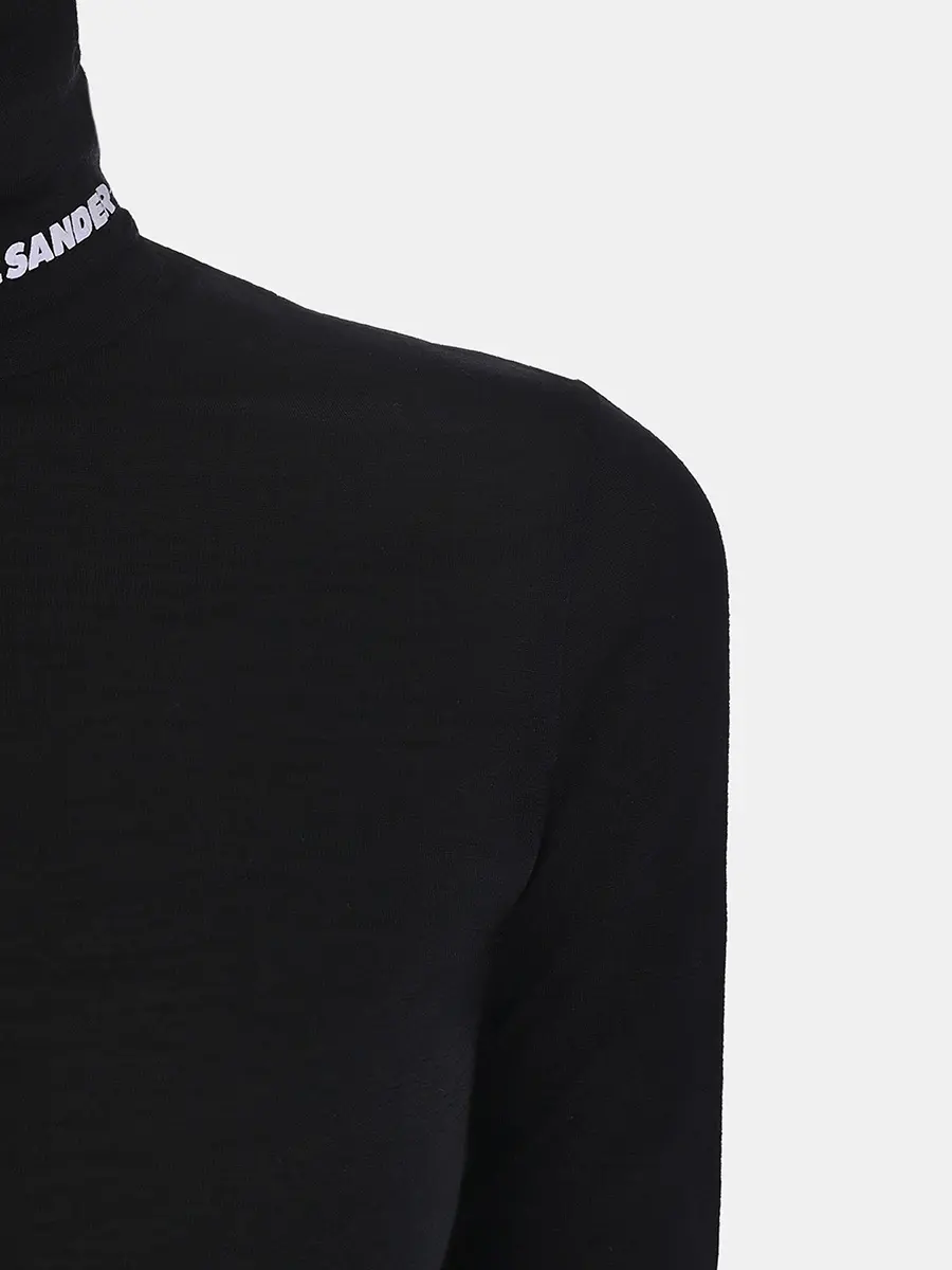 Водолазка однотонная