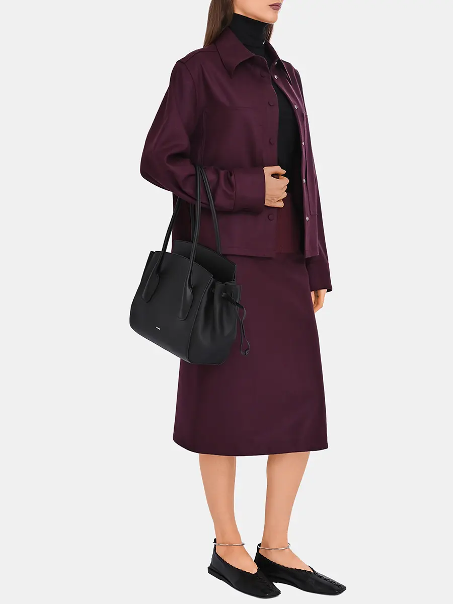 Водолазка однотонная