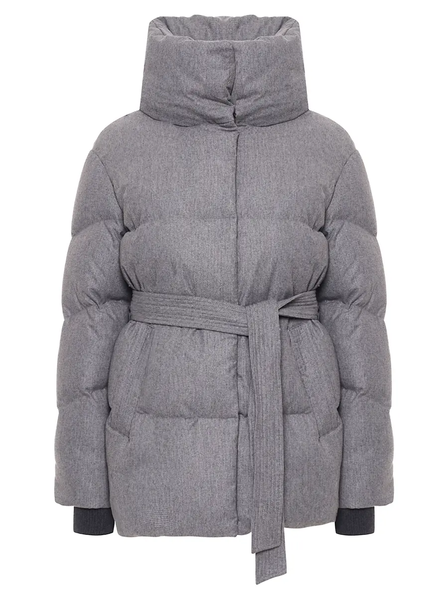 Пуховик стеганый