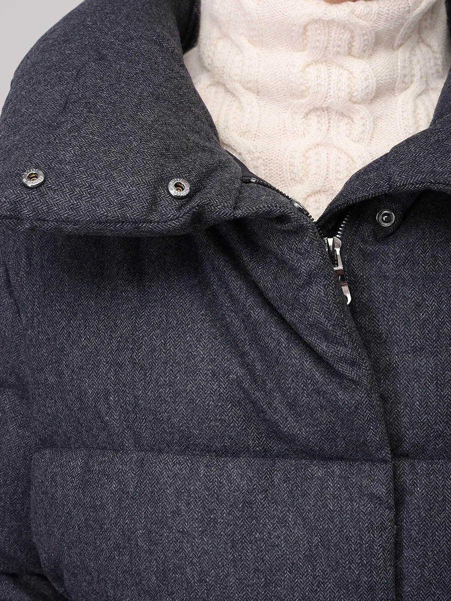 Пуховик стеганый