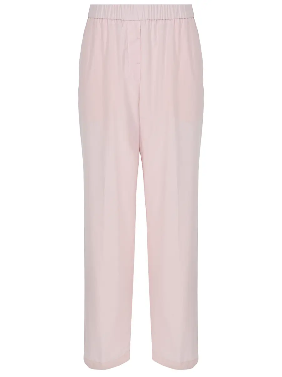 Брюки однотонные