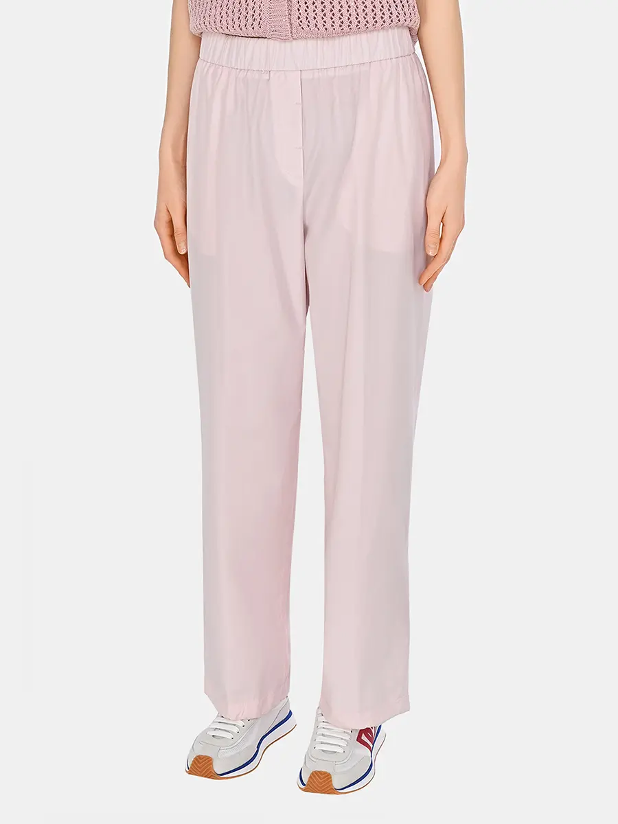 Брюки однотонные