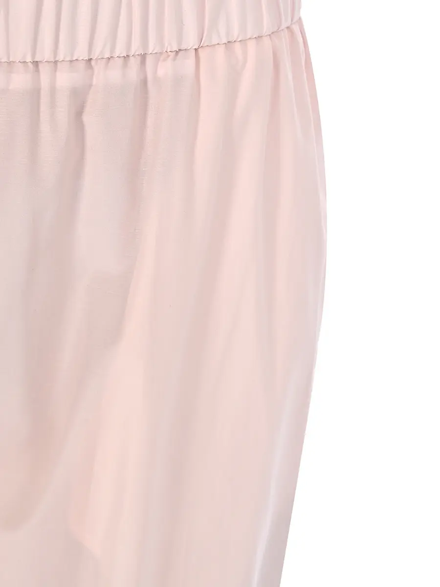 Брюки однотонные