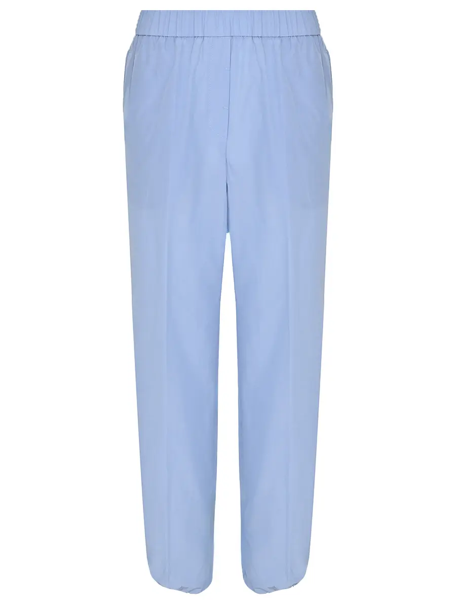 Брюки однотонные