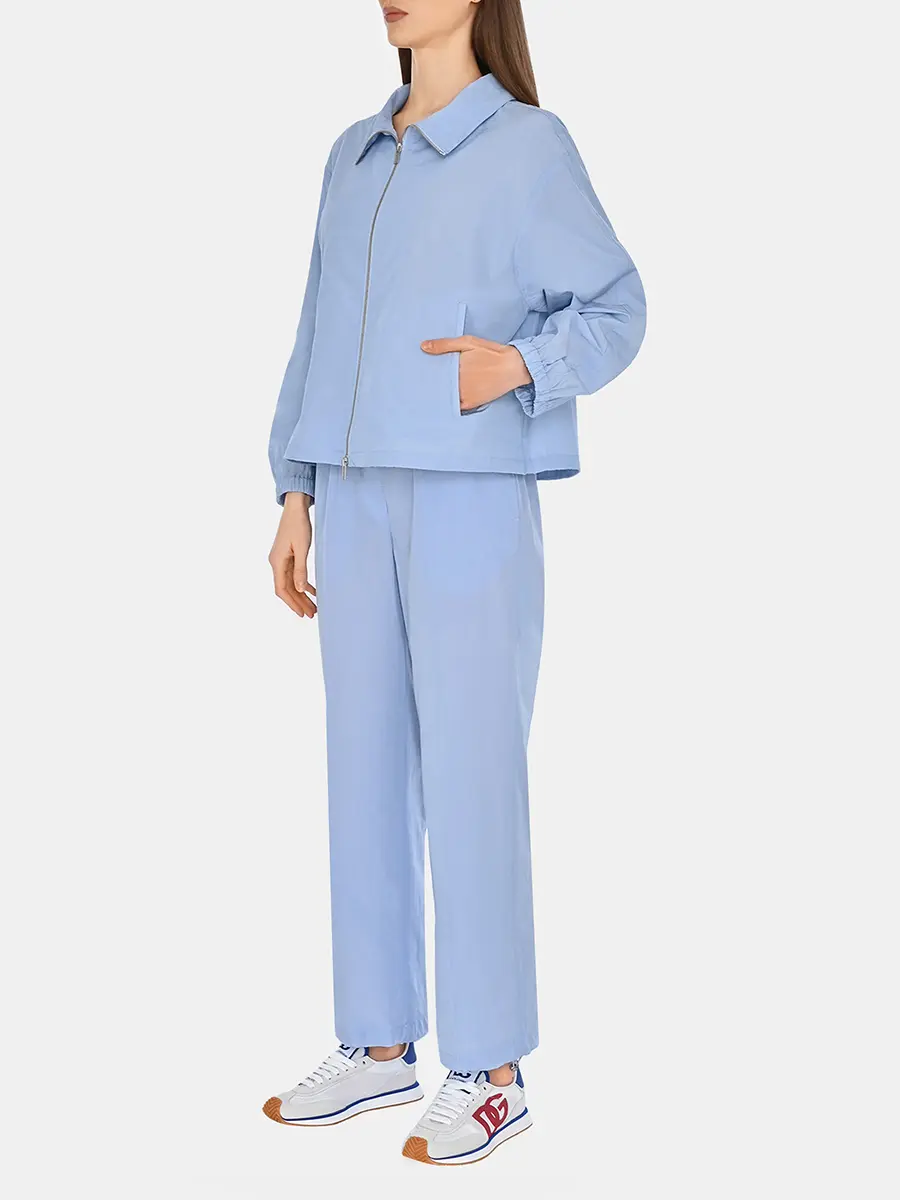 Брюки однотонные