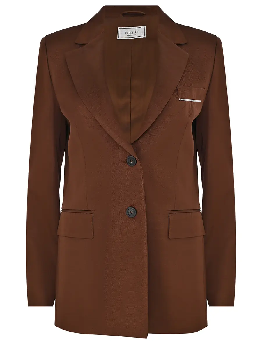 Пиджак из вискозы и хлопка