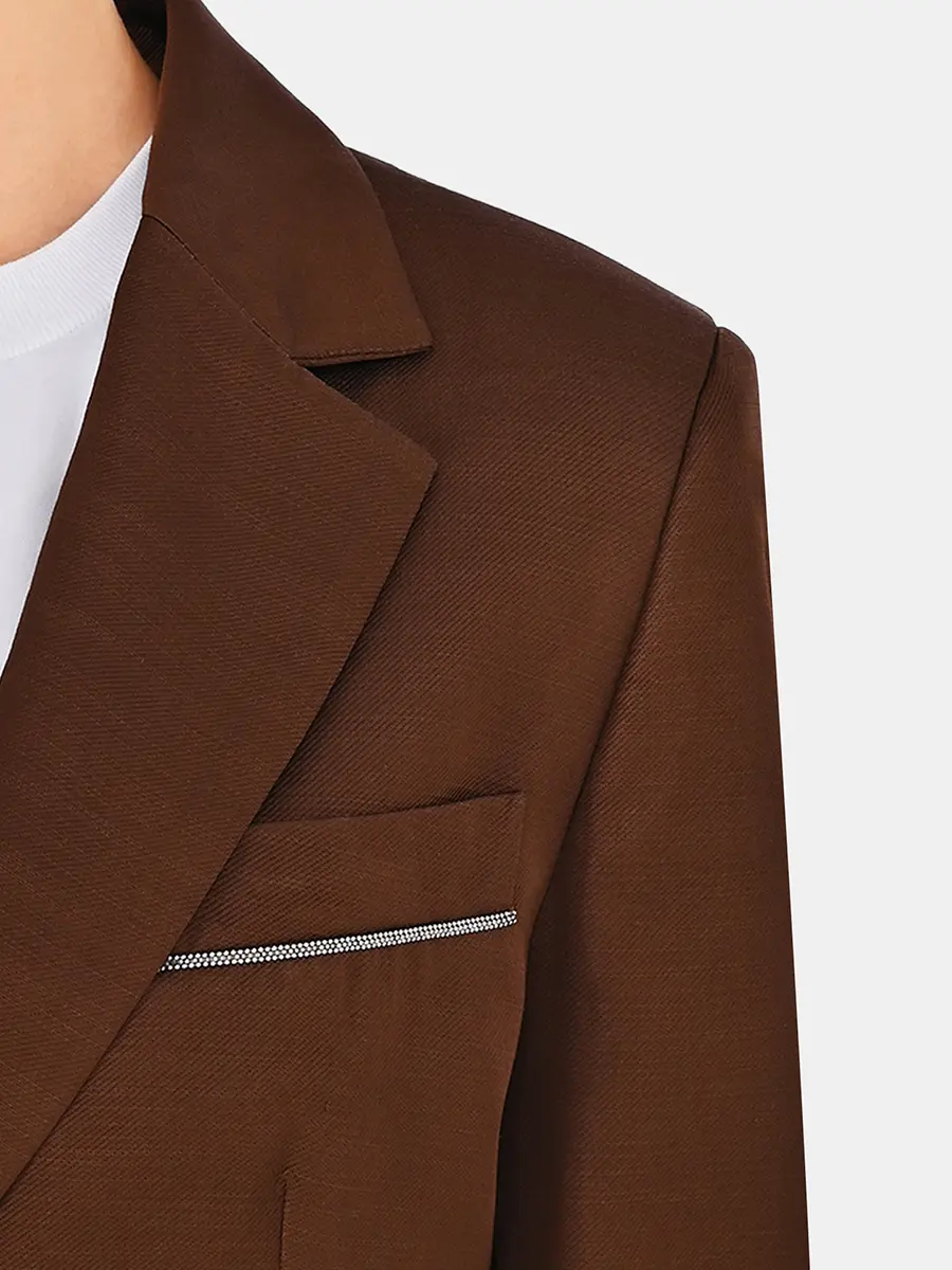 Пиджак из вискозы и хлопка