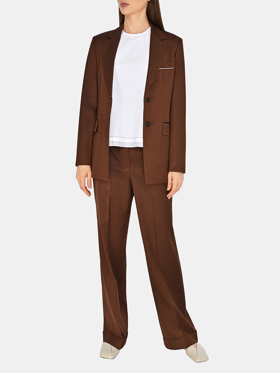 Пиджак из вискозы и хлопка