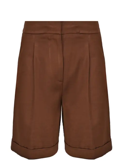 Шорты из вискозы и хлопка PESERICO