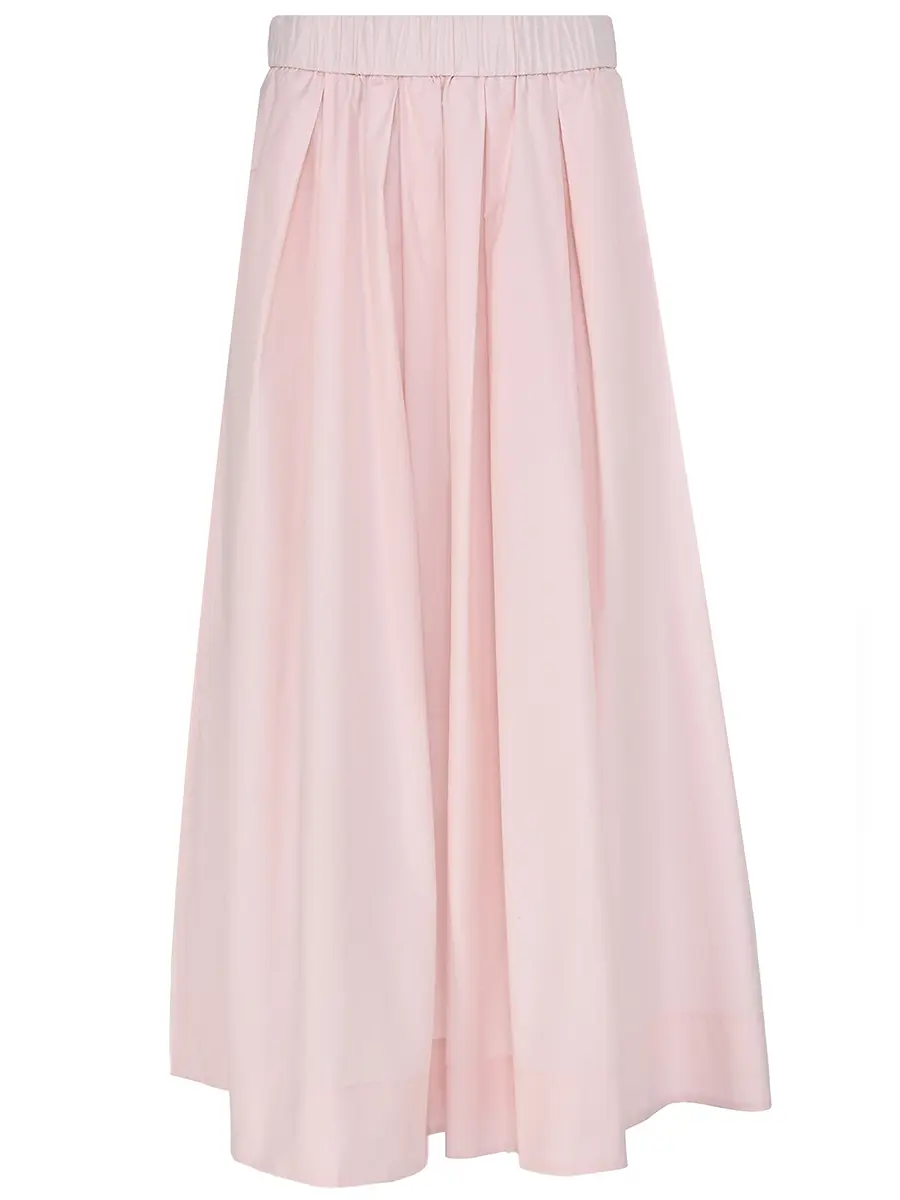 Юбка однотонная