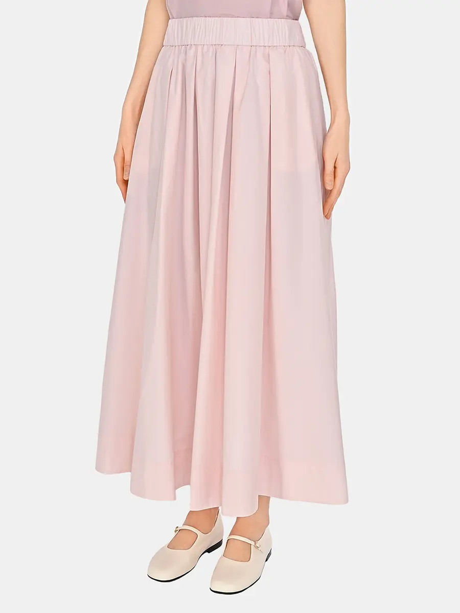 Юбка однотонная