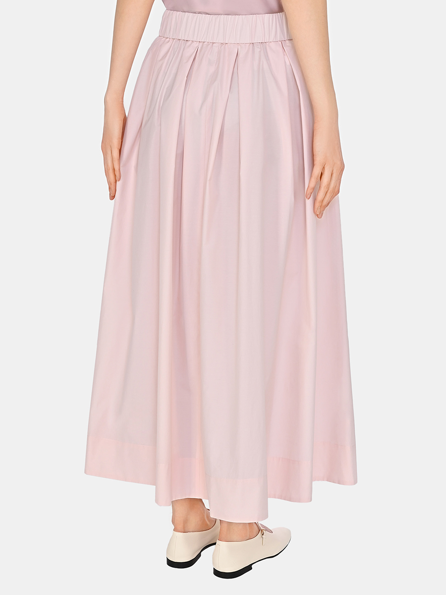 Юбка однотонная