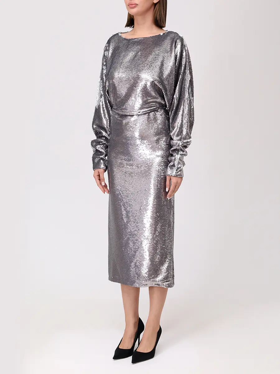 Платье с пайетками