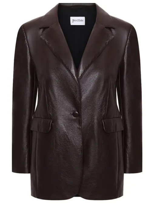 Пиджак Bruni из экокожи PHATEMM