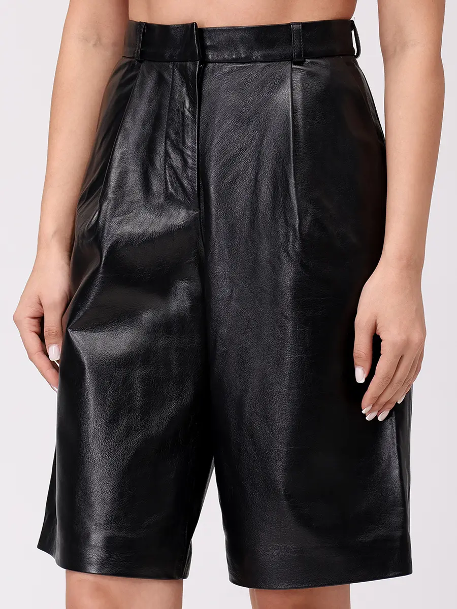 Бермуды Adele кожаные